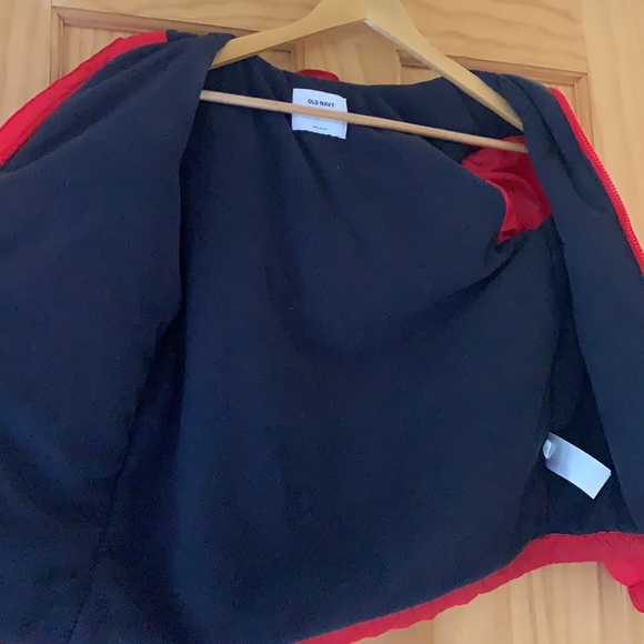 Kids Red Fall Jacket - Picture 3 of 4